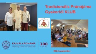 Tradicionális Pránájáma Gyakorlói KLUB