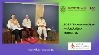 2025 Tradicionális Pránájáma Modul 3.