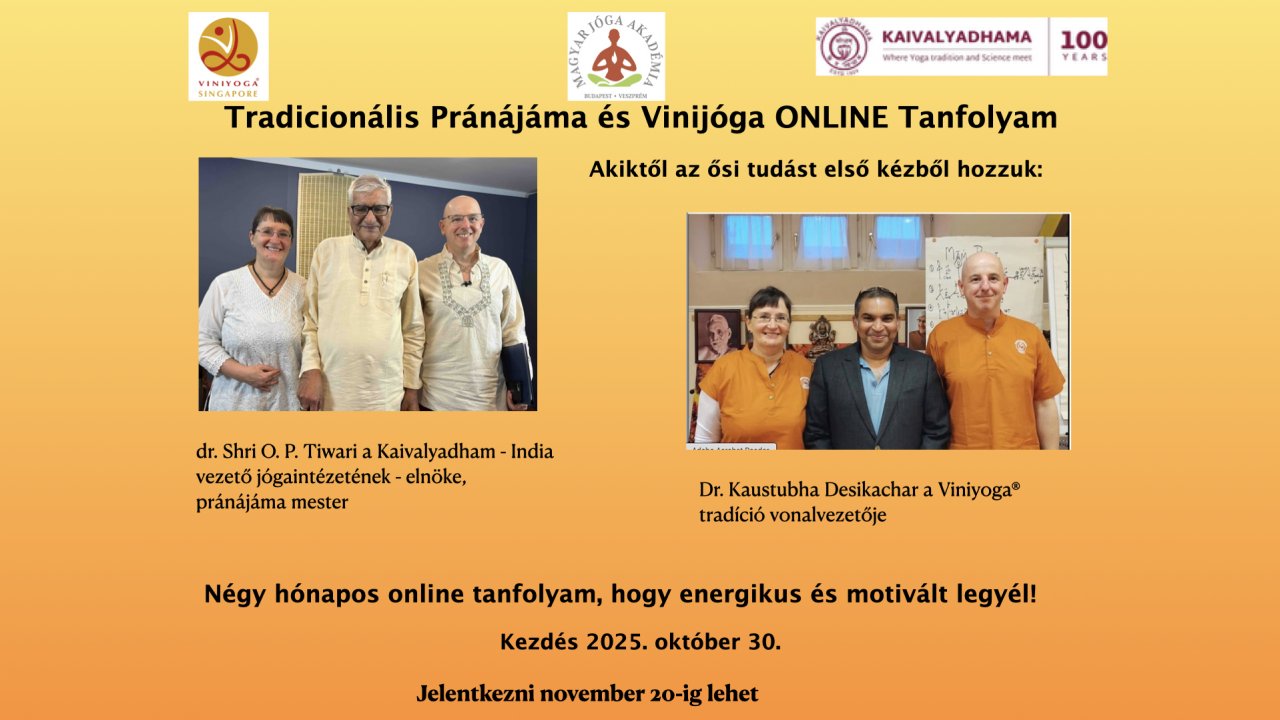 Tradicionális Pránájáma és Vinijóga Kurzus 2025